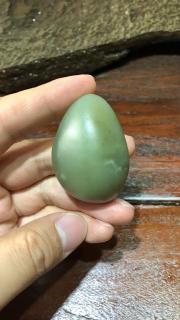 恐龙蛋和田玉青玉原籽